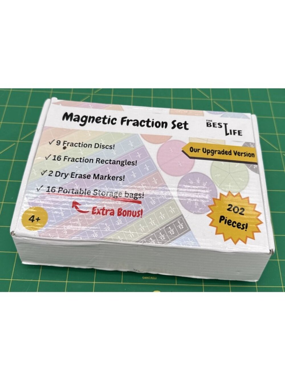 Magnetic Fraction Set 202 Piece Set READ